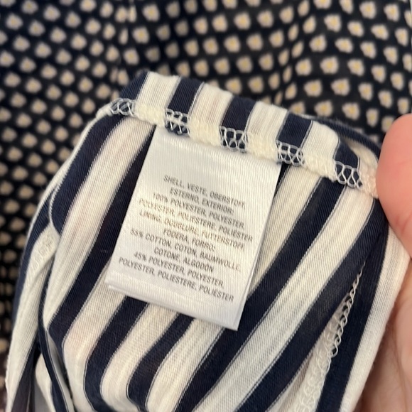 Anthropologie Meadow Rue Floral Striped Tiered Tank Size Medium - Picture 4 of 6